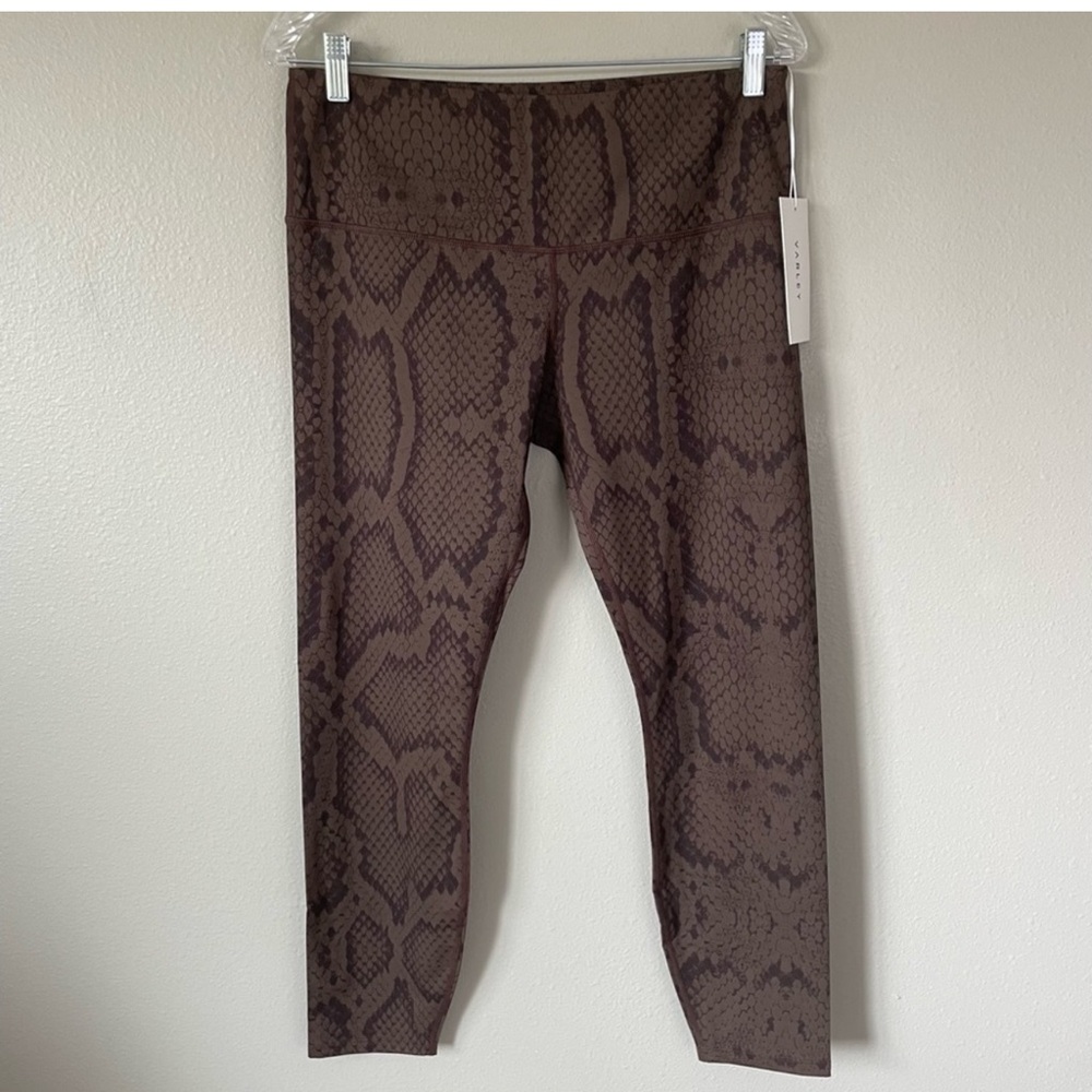 Varley Estrella Snake Print Leggings NWOT - Picture 3 of 7